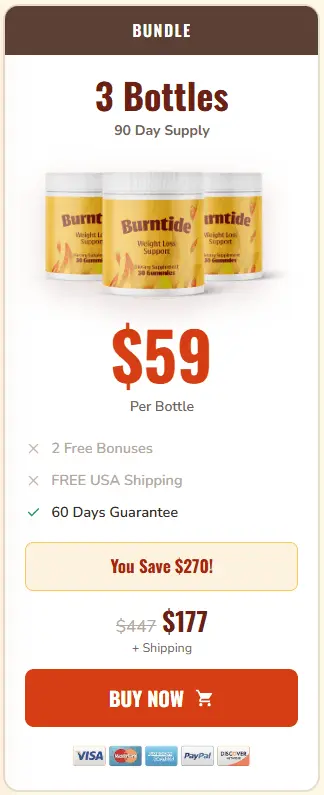 Buy Burntide 3 Bottle
